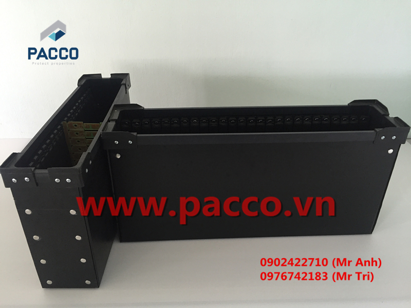 Thùng nhựa danpla linh kiện điện tử Pacco PP41 -03